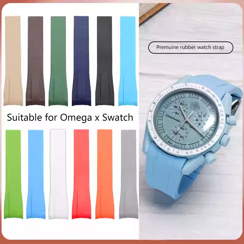 Luxury Watch Online - Rubber Silicone Watchband 20mm 21mm For