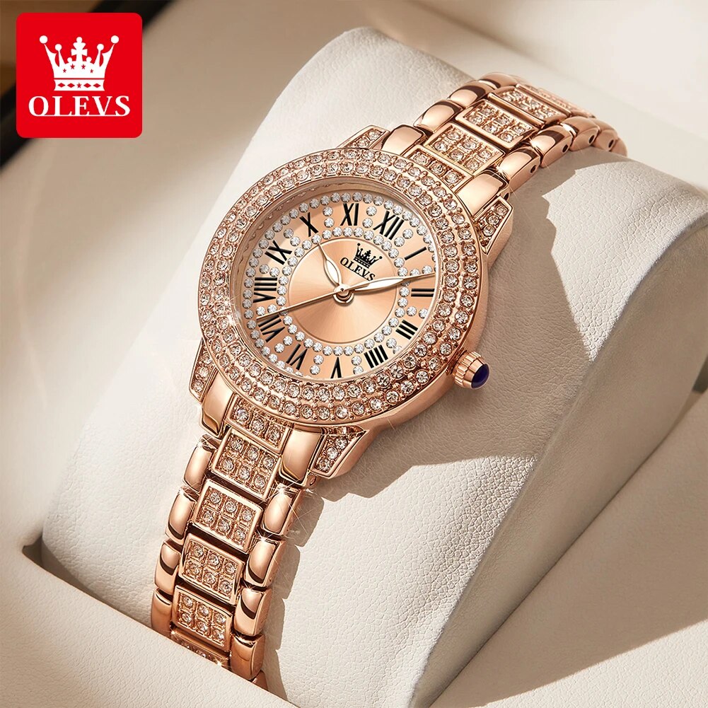 Luxury Watch For Sale - OLEVS 9943 Luxury All Diamond Original