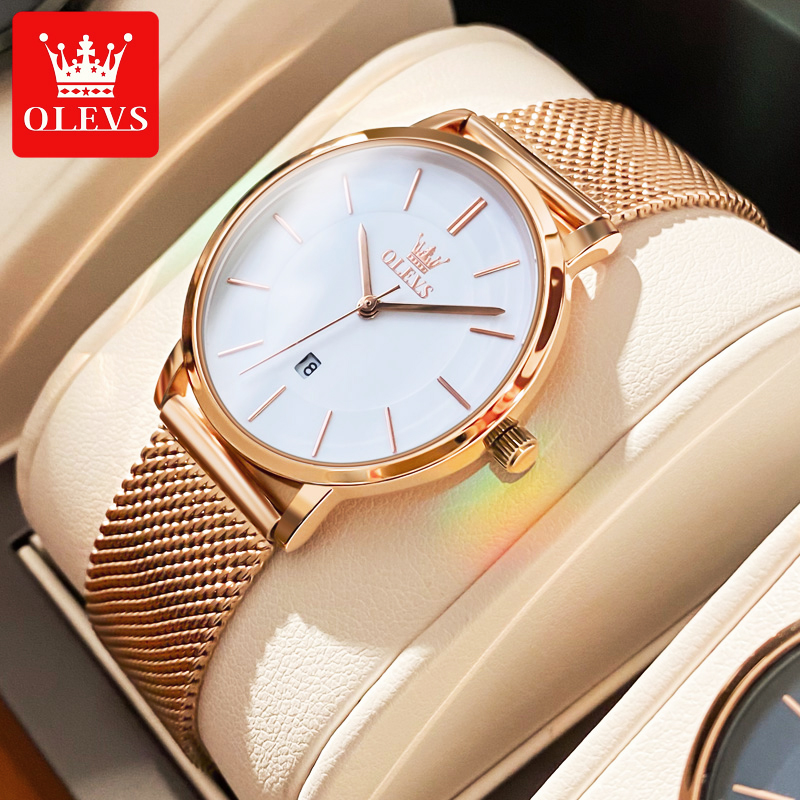 Luxury Watch Organizer - OLEVS Watches For Women Quartz Waterproof