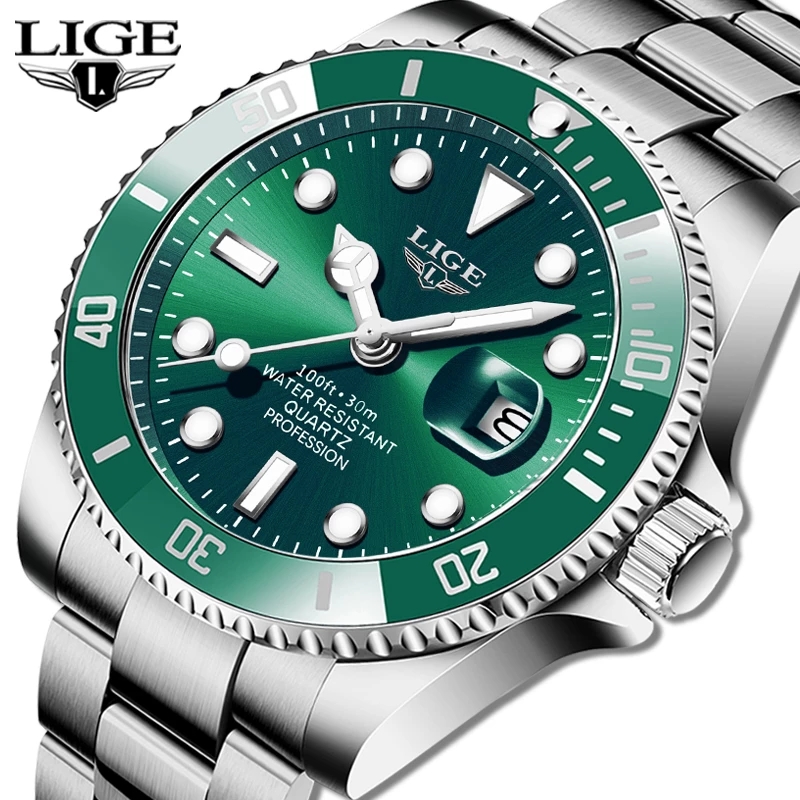 Luxury Watch Manufacturers - LIGE Top Brand Luxury Fashion Diver