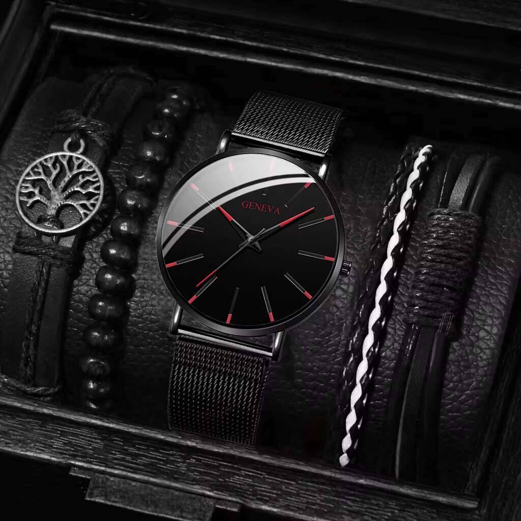 Luxury Watch Organizer - 5PCS/Set Luxury Men Business Watches Fashion