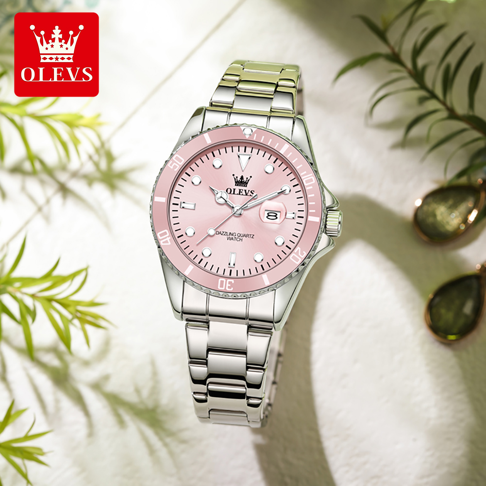 Luxury Watch For Sale - OLEVS Luxury Quartz Women's Watches Steel