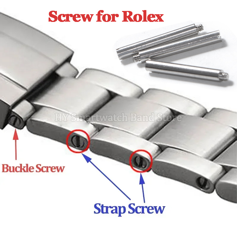 Luxury Watch Online - Stainless Steel Strap Screw for Rolex