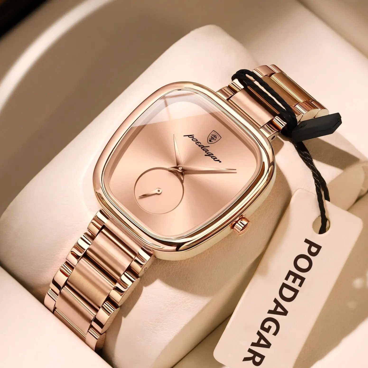 Luxury Watch For Sale - POEDAGAR Top Fashion Woman Wristwatch Waterproof