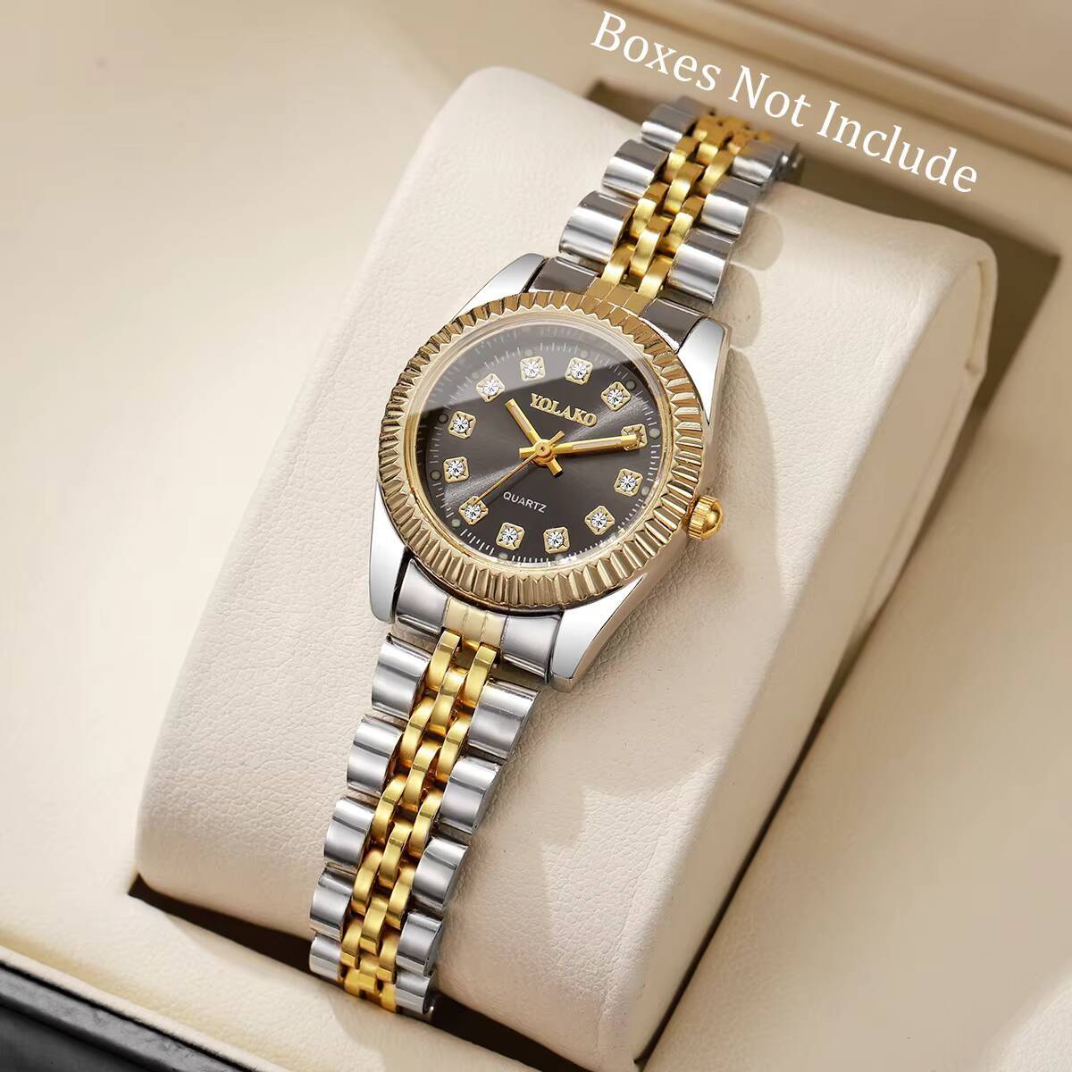 Luxury Watch Organizer - Fashion Rhinestone Women Quartz Watch Luxury