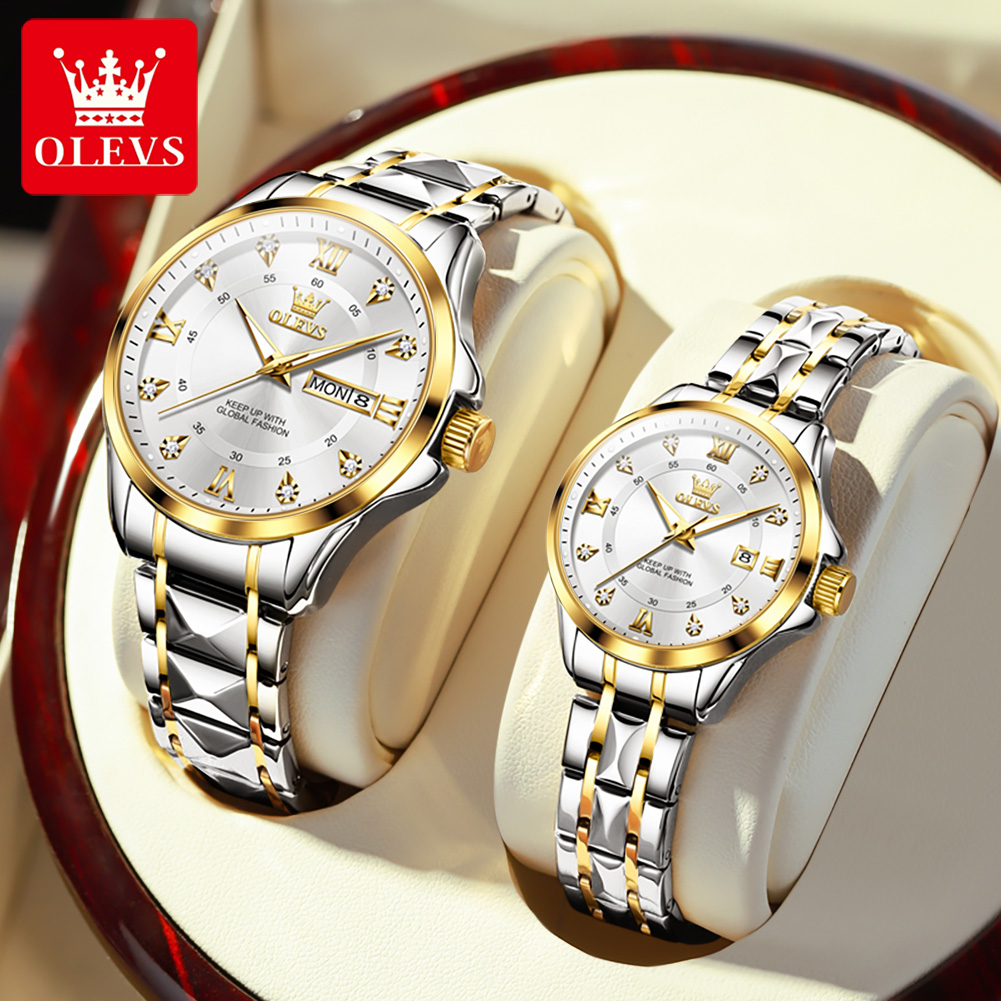 OLEVS 2906 Couple Watch Origin - Best Luxury Quartz Watch recension och pris