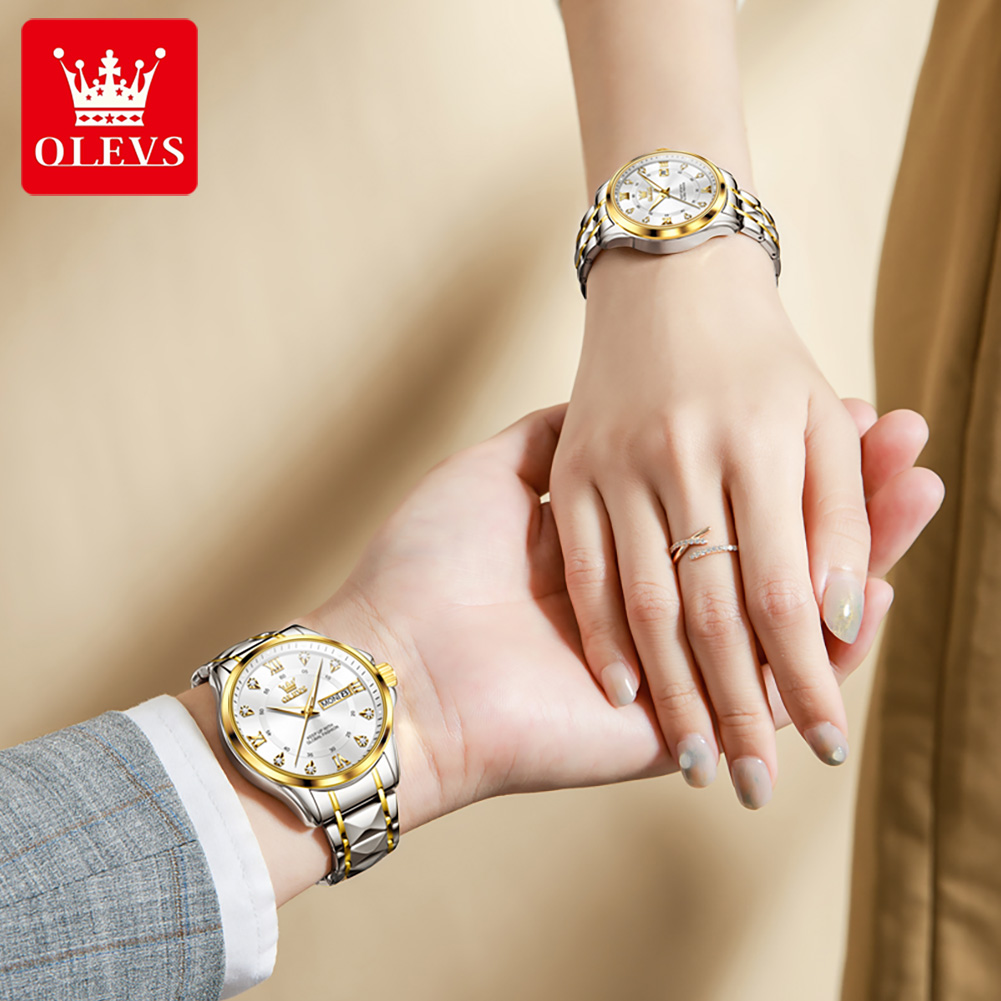 OLEVS 2906 Couple Watch Origin - Best Luxury Quartz Watch recension och pris