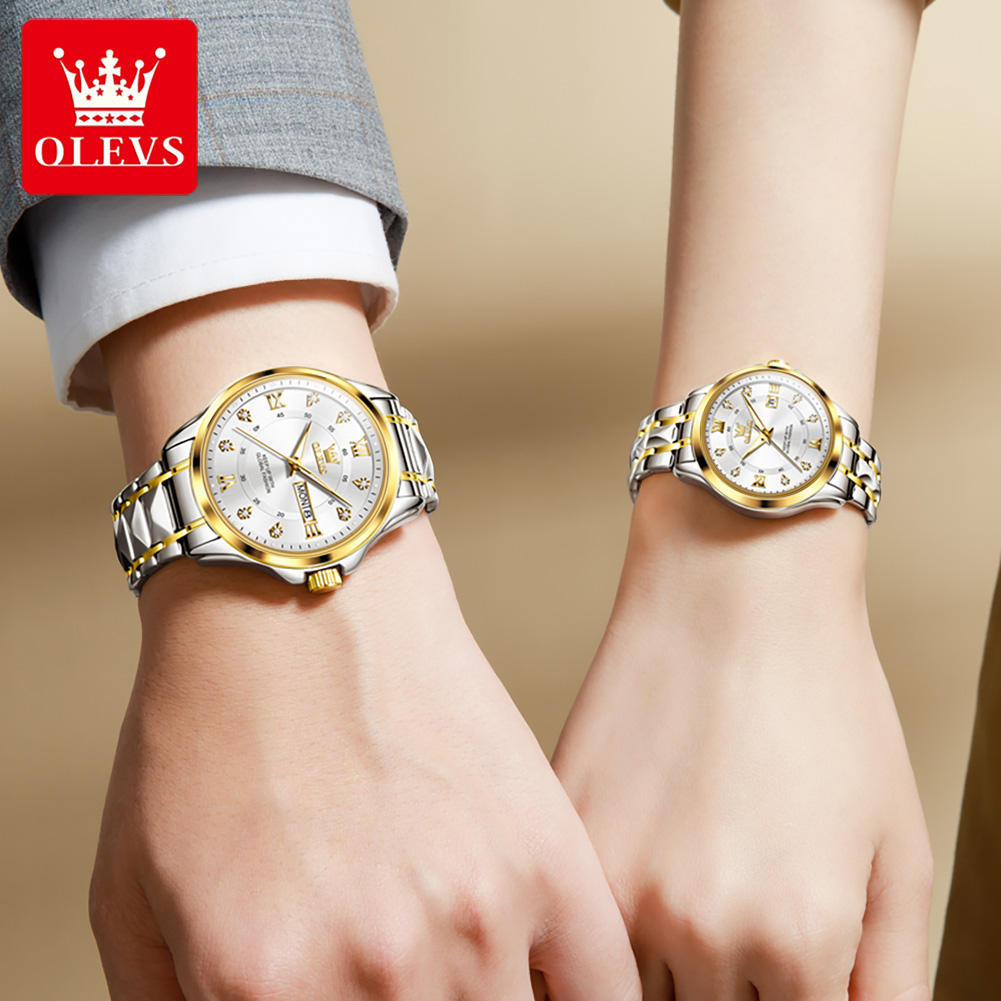 OLEVS 2906 Couple Watch Origin - Best Luxury Quartz Watch recension och pris