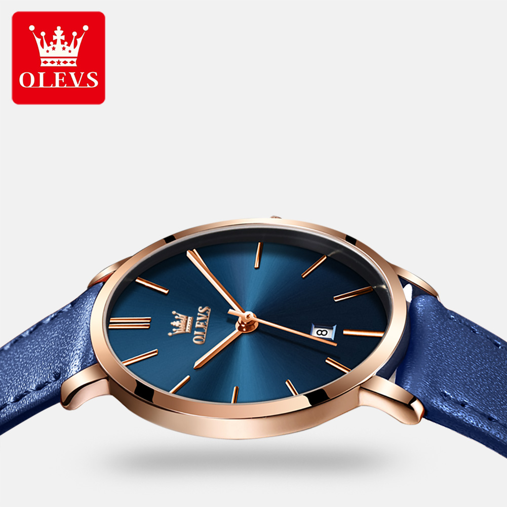 OLEVS Fashion Ultra Thin Women - Luxury Watch Leather Strap recension och pris
