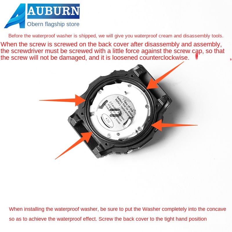 Rear cover waterproof ring for - Casio Watch G-Shock Ga-2100 recension och pris