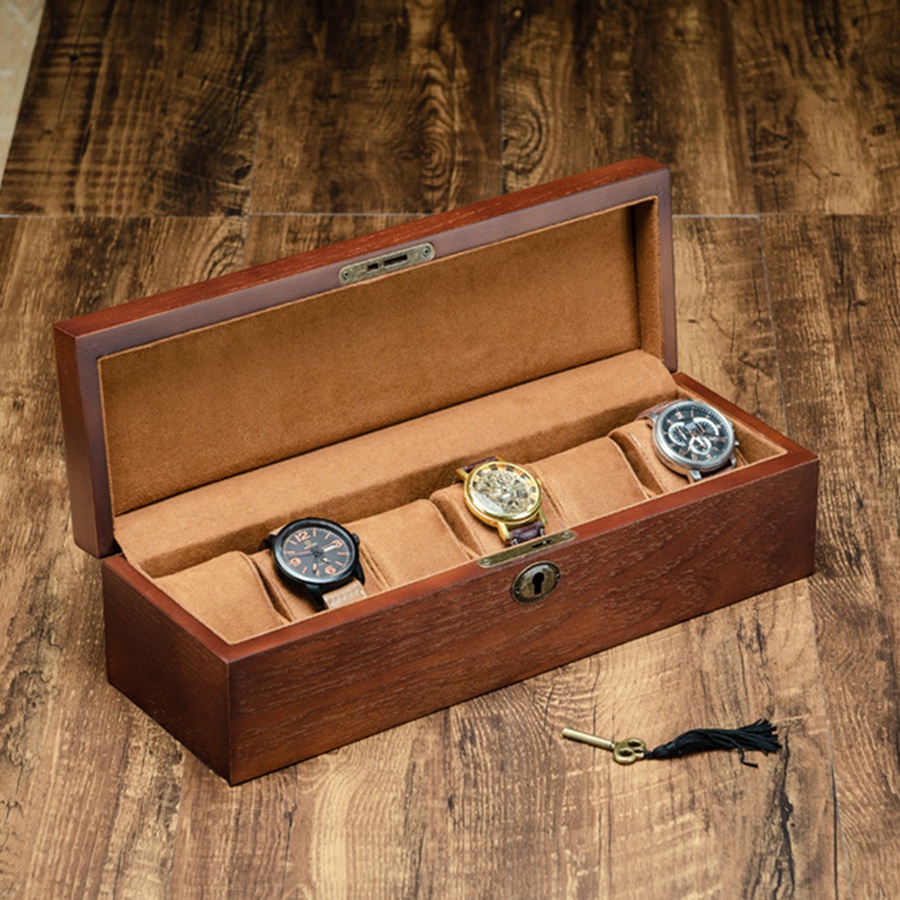 CLCUV Luxury Wooden Watch Box  - Luxury Watch Stand recension och pris