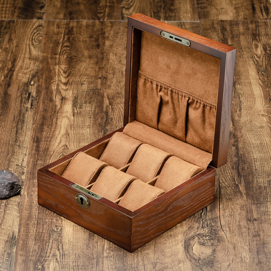 CLCUV Luxury Wooden Watch Box  - Luxury Watch Stand recension och pris