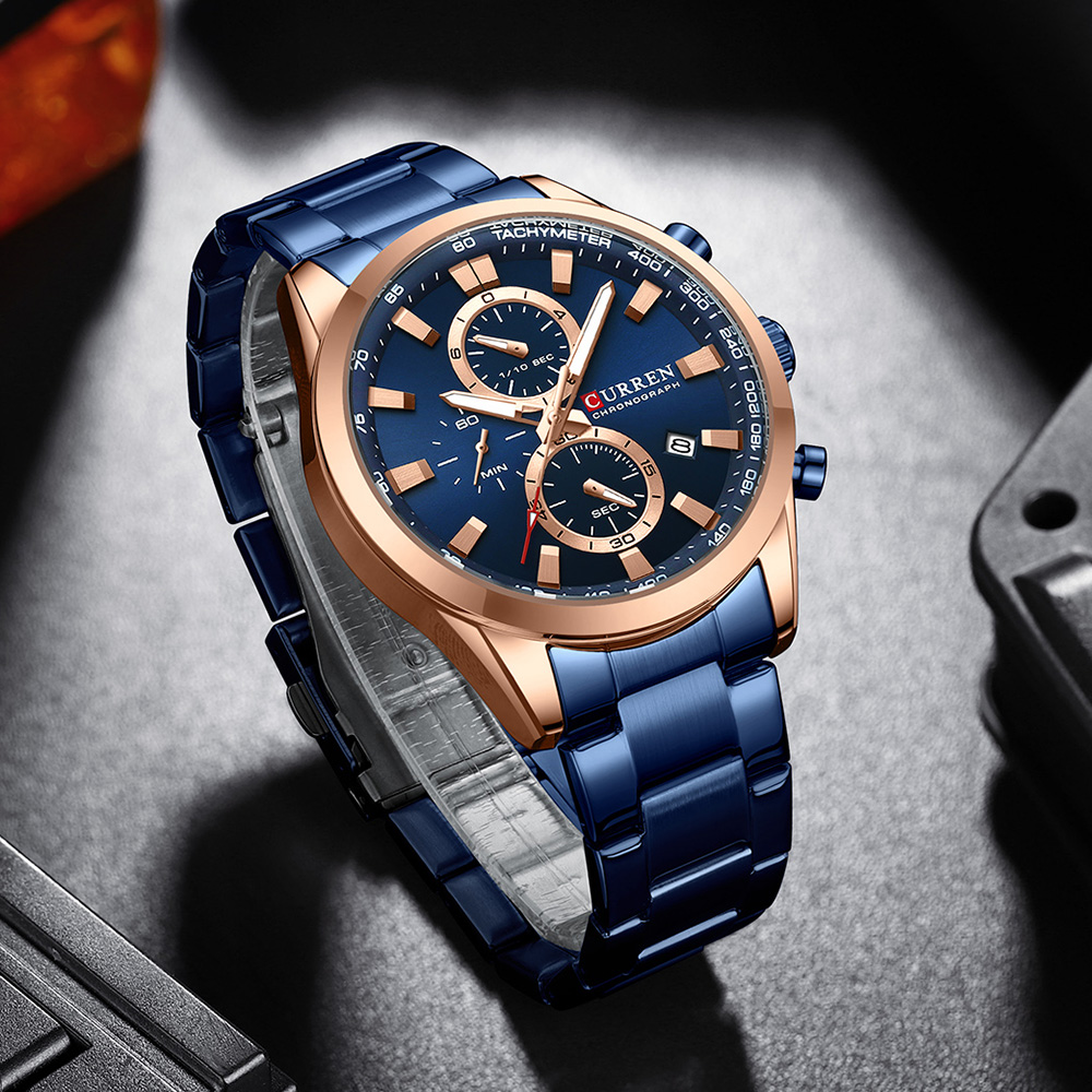 CURREN Luxury Fashion Chronogr - Luxury Watch Audemars Piguet recension och pris