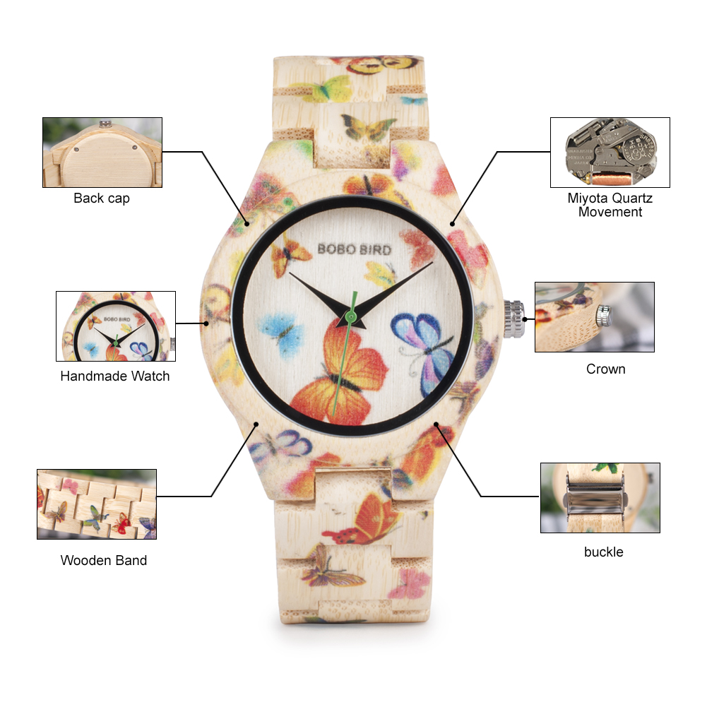 BOBO BIRD Wood Women Watches L - Luxury Watch For Sale recension och pris