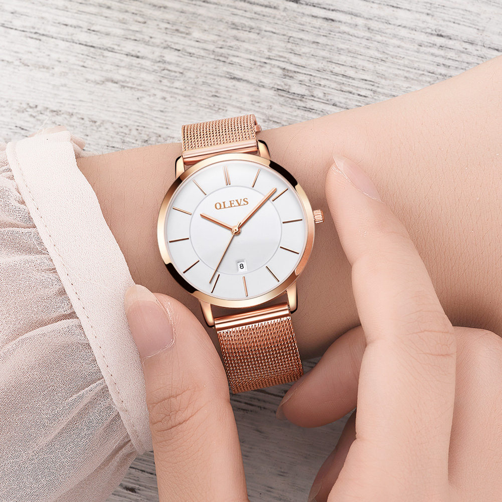 OLEVS Watches For Women Quartz - Luxury Watch Organizer recension och pris