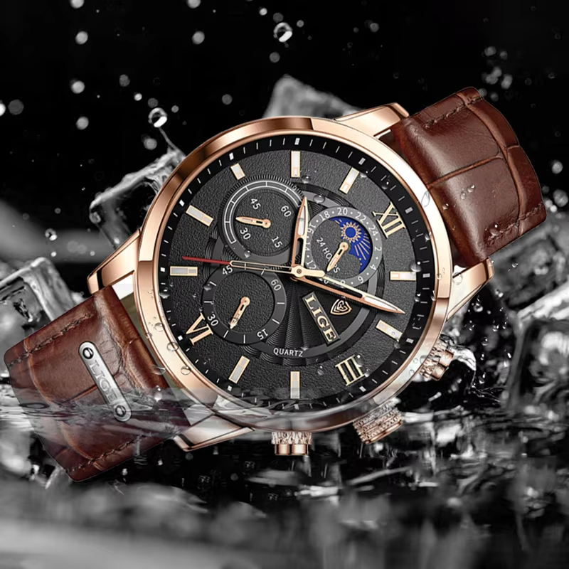 LIGE Casual Men Watch Luxury L - Luxury Watch Audemars Piguet recension och pris