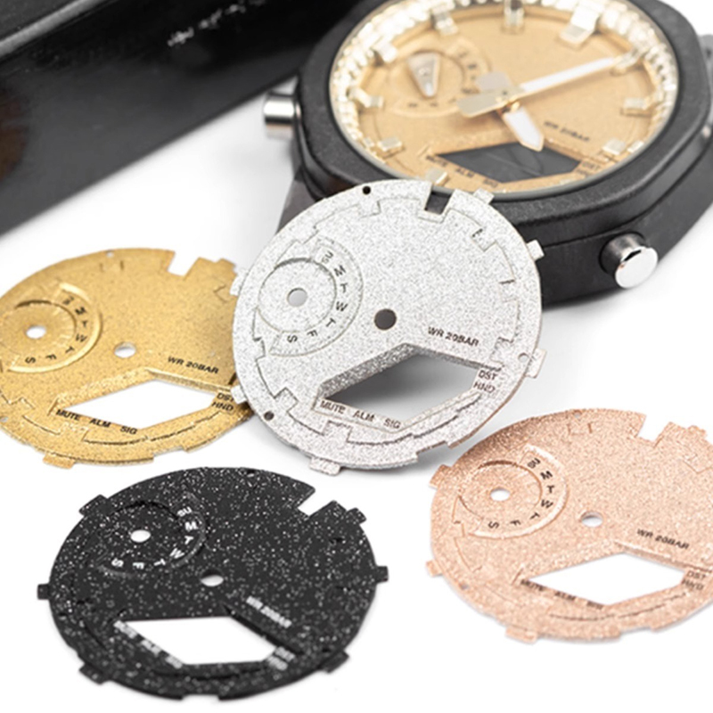 Frost Gold Fire Pattern Dial F - Casio Watch G-Shock Ga-2100 recension och pris