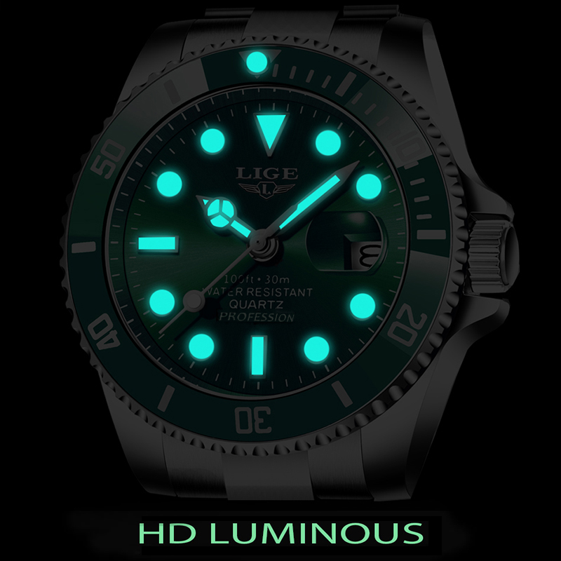 LIGE Top Brand Luxury Fashion  - Luxury Watch Manufacturers recension och pris