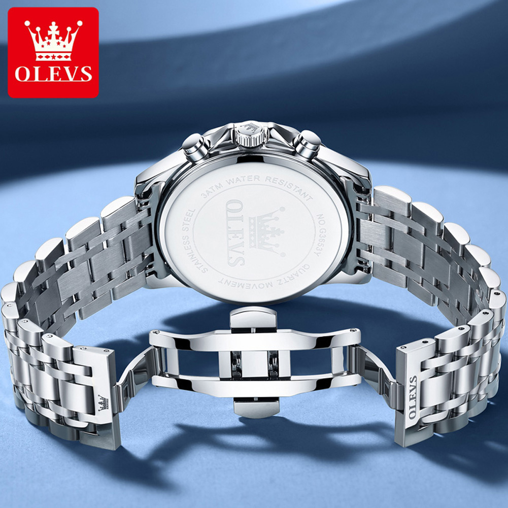 OLEVS 3653 Brand Moon Phase Ca - Luxury Watch Manufacturers recension och pris