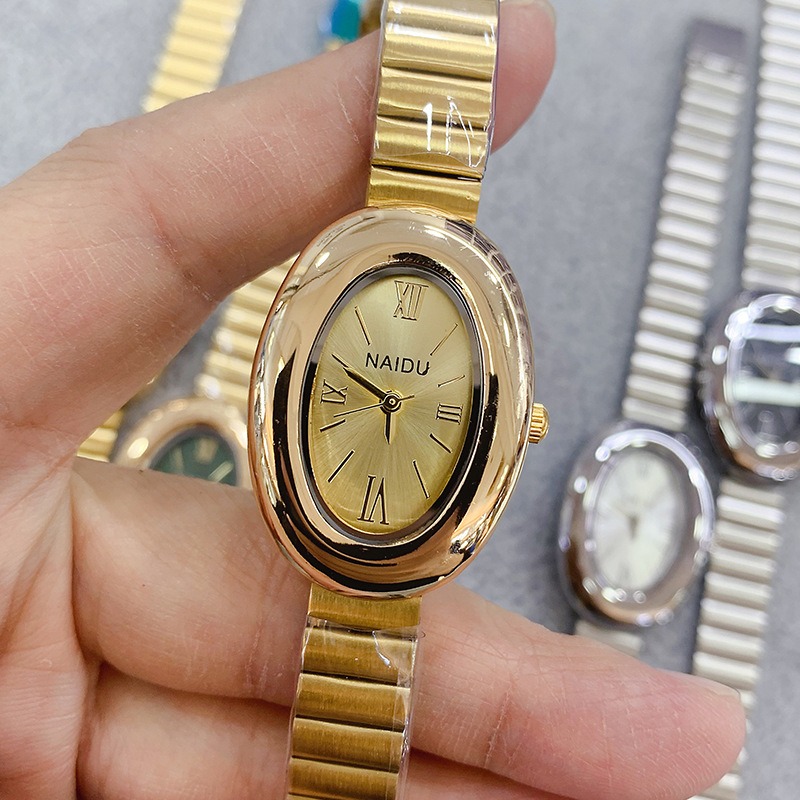 Luxury Brand Gold Oval Women Q - Luxury Watch For Sale recension och pris