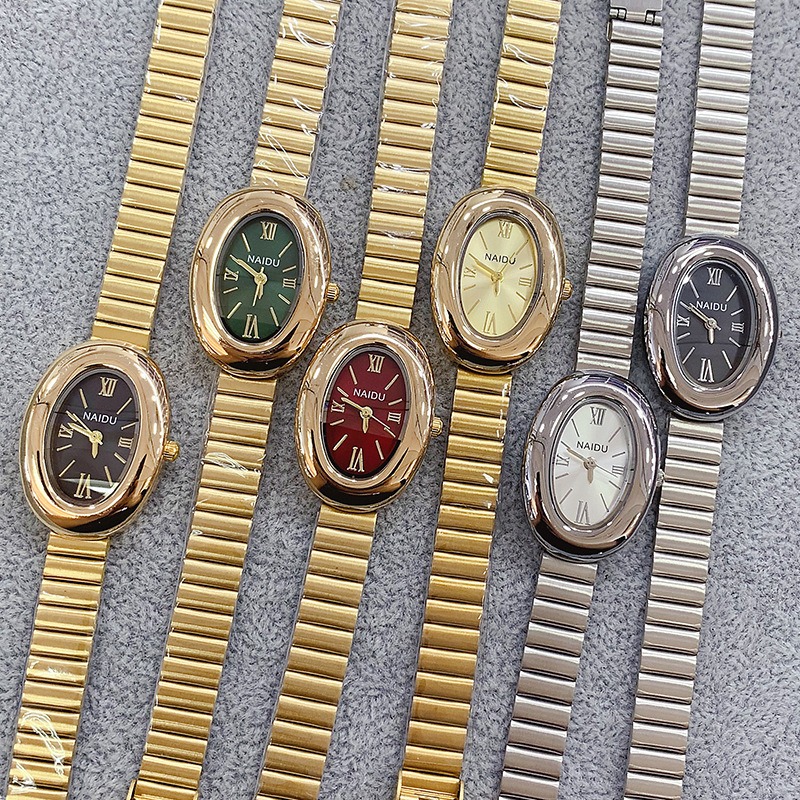 Luxury Brand Gold Oval Women Q - Luxury Watch For Sale recension och pris