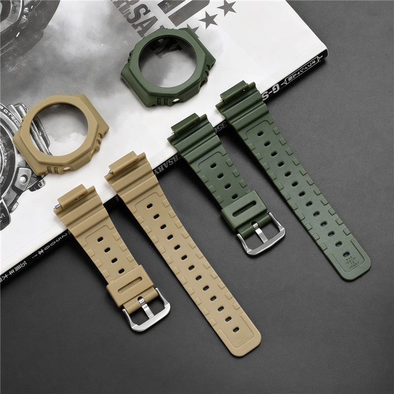 Rubber Watch Strap Case Bezel  - Casio Watch G-Shock Ga-2100 recension och pris
