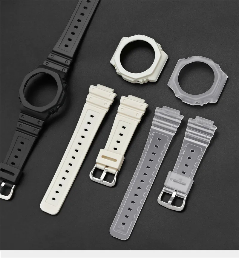 Rubber Watch Strap Case Bezel  - Casio Watch G-Shock Ga-2100 recension och pris
