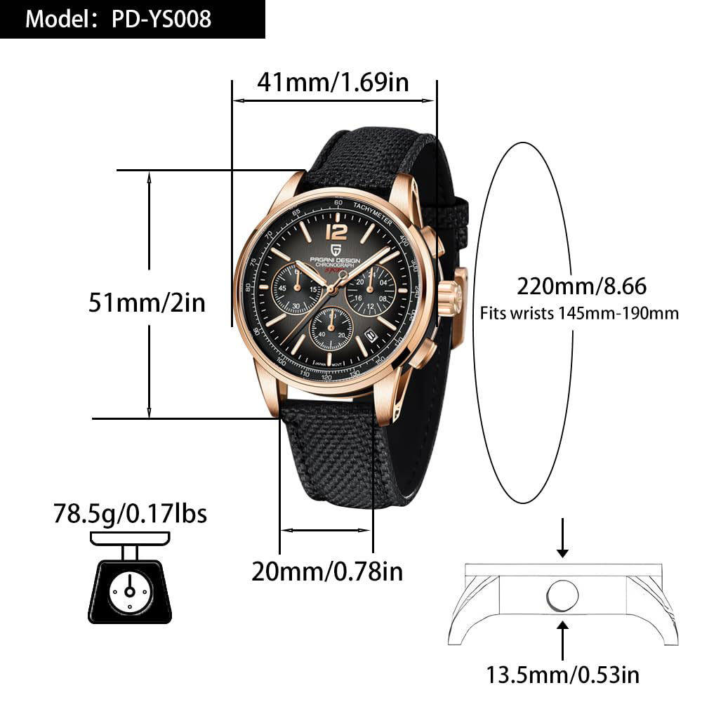 PAGANI DESIGN New Mens Watch 4 - Luxury Watch Manufacturers recension och pris