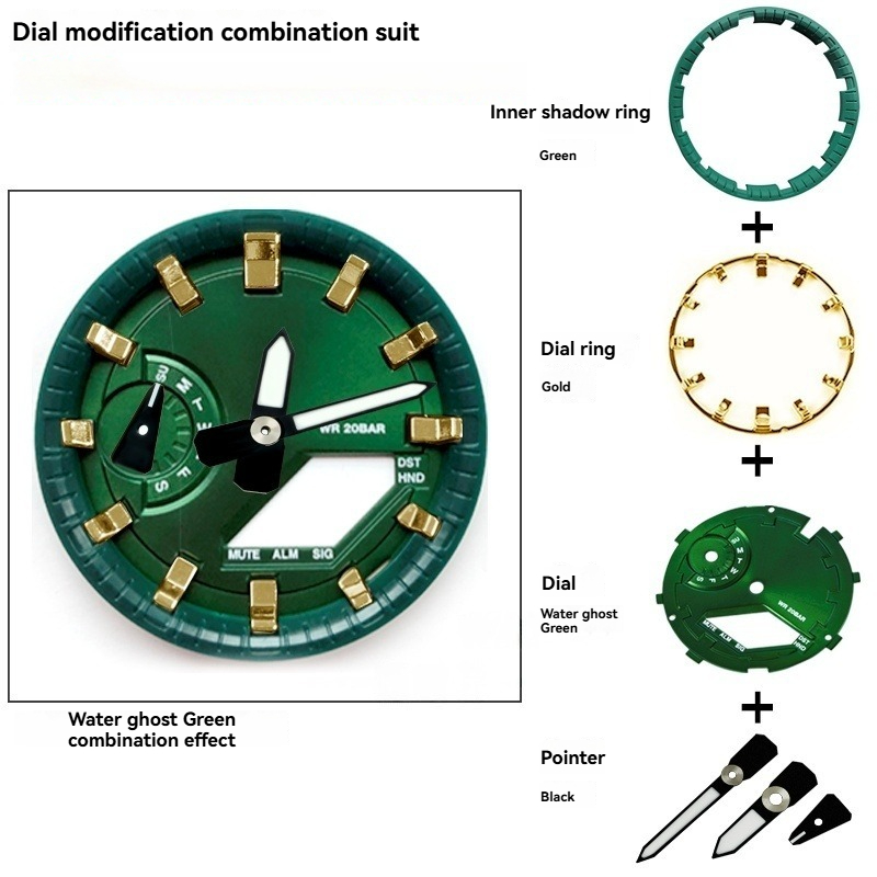 GA2100 Combination suit MOD Ki - Casio Watch G-Shock Ga-2100 recension och pris