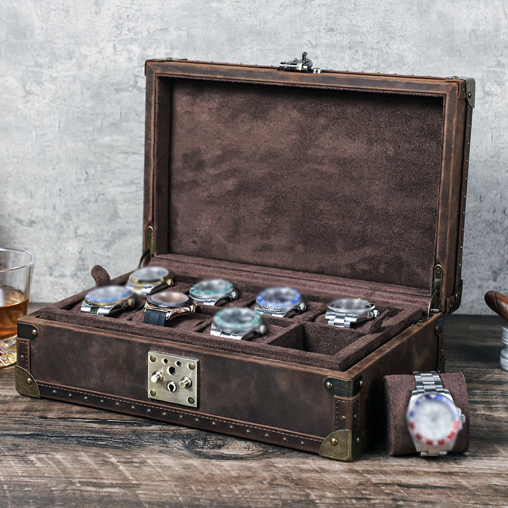 CONTACT'S FAMILY 8 Leather Cus - Luxury Watch Organizer recension och pris