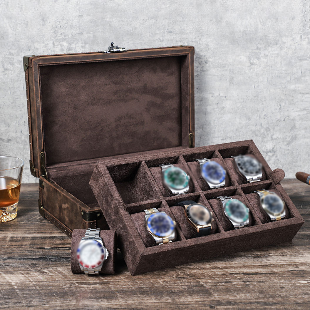 CONTACT'S FAMILY 8 Leather Cus - Luxury Watch Organizer recension och pris