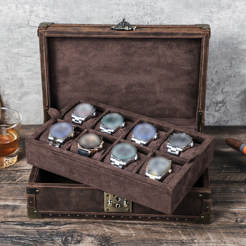 CONTACT'S FAMILY 8 Leather Cus - Luxury Watch Organizer recension och pris
