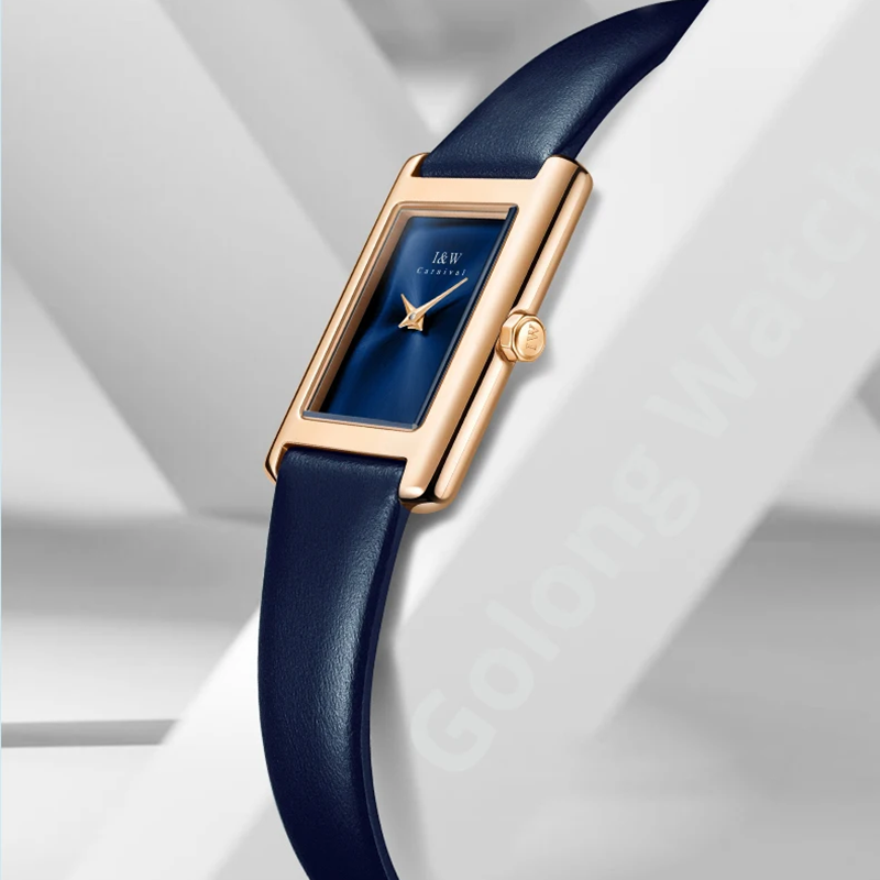 I&W Carnival Ultra thin Quartz - Luxury Watch Leather Strap recension och pris