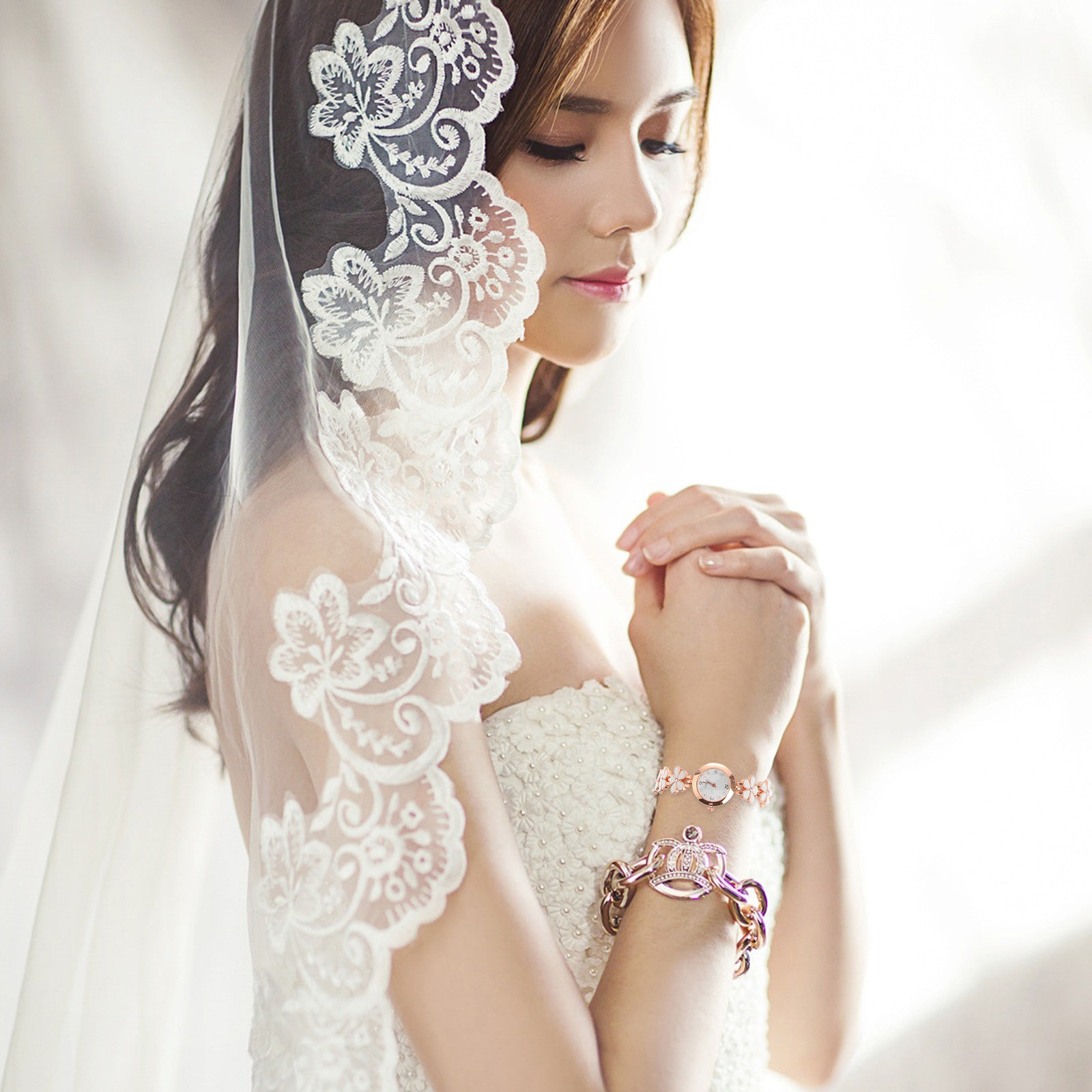 Exquisite Watch White Bracelet - Luxury Watch For Women recension och pris