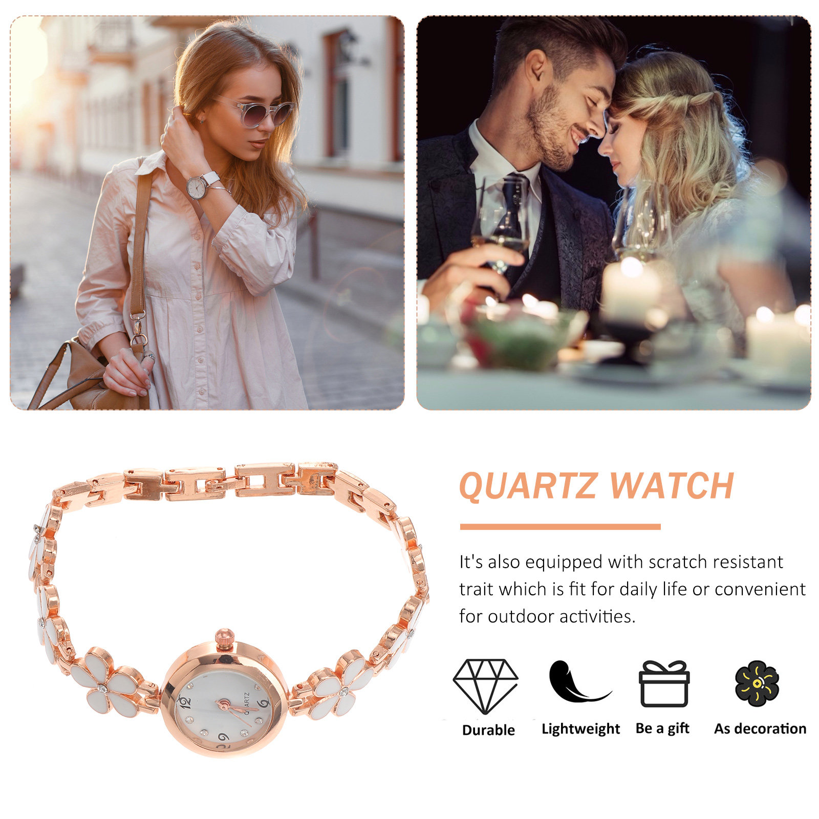 Exquisite Watch White Bracelet - Luxury Watch For Women recension och pris
