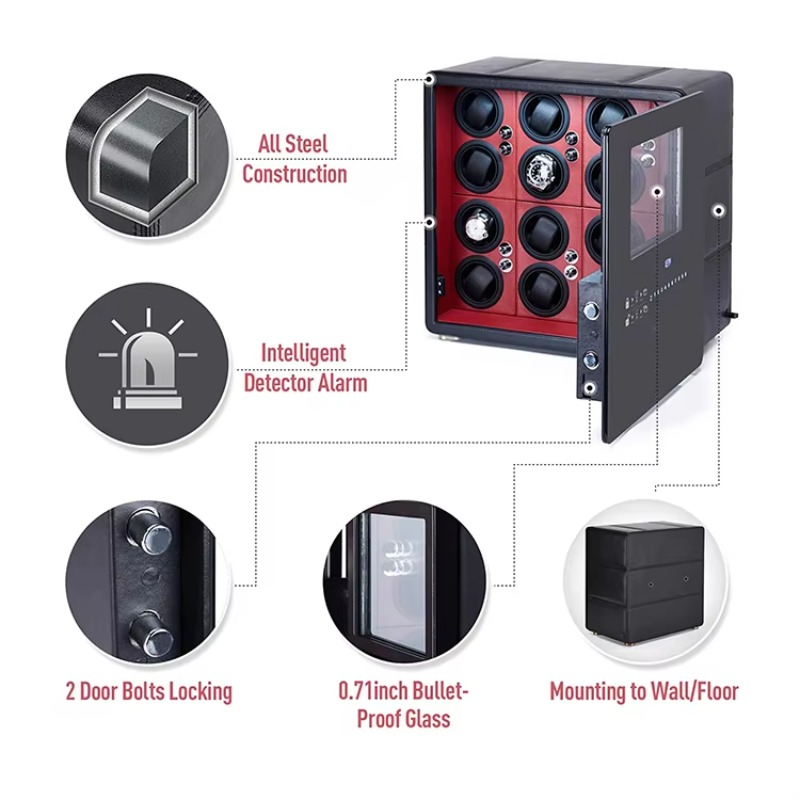 Luxury 12 Automatic Rotors and - Luxury Watch Storage recension och pris