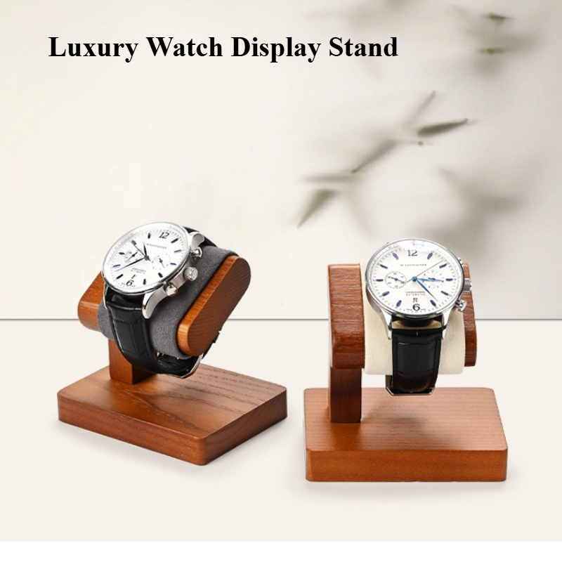 Premium Solid Wood Watch Displ - Luxury Watch Stand recension och pris