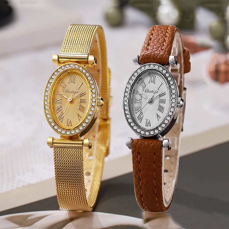 Luxury Watch Women Fashion Ova - Luxury Watch Leather Strap recension och pris