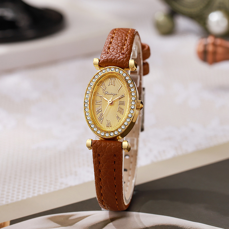 Luxury Watch Women Fashion Ova - Luxury Watch Leather Strap recension och pris