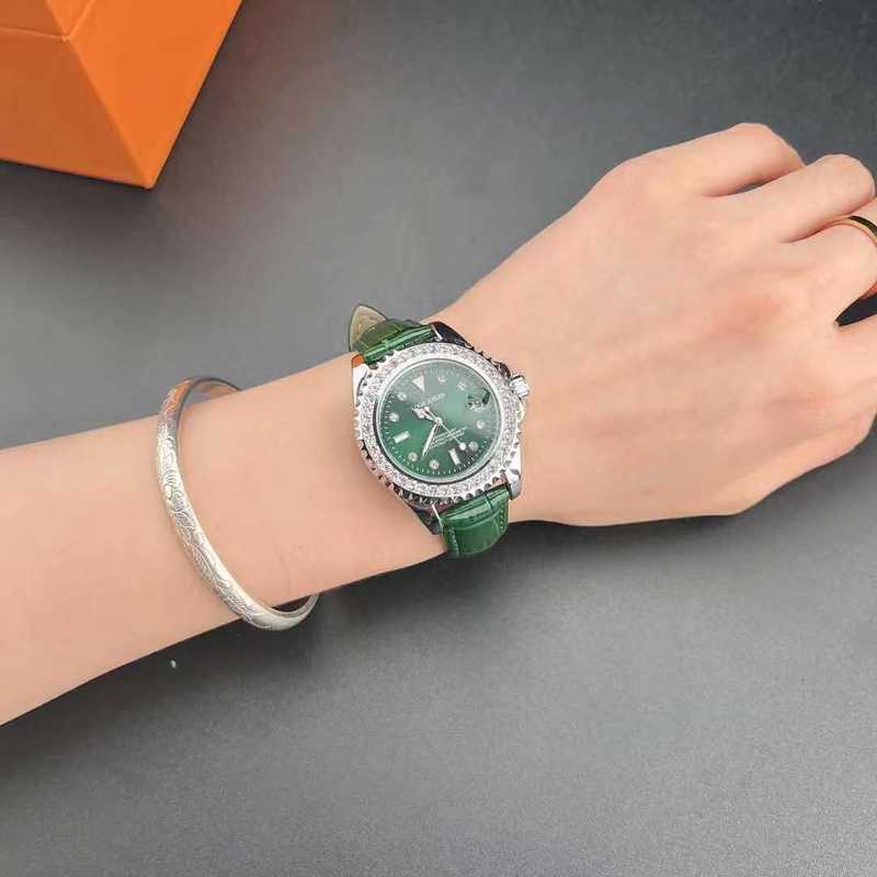 Women's Watch with Diamond Acc - Luxury Watch Leather Strap recension och pris