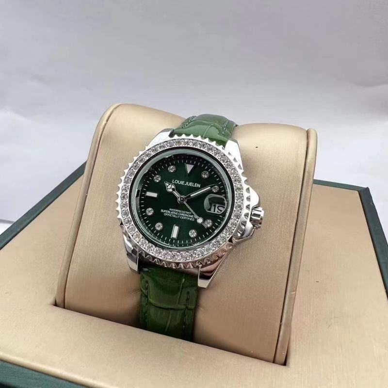 Women's Watch with Diamond Acc - Luxury Watch Leather Strap recension och pris