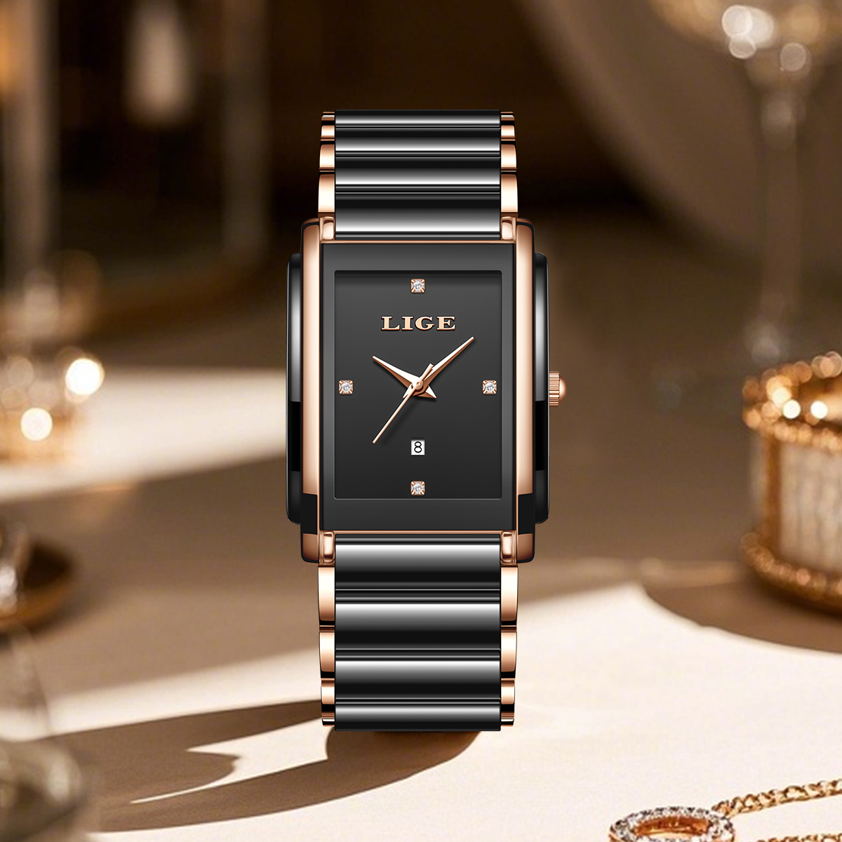 LIGE Fashion Elegant Women's W - Luxury Watch Organizer recension och pris