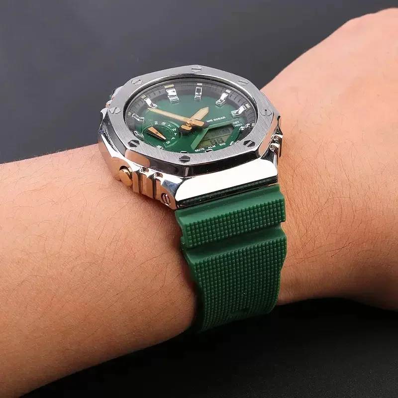Rubber Watchbands For Casio G- - Casio Watch G-Shock Ga-2100 recension och pris