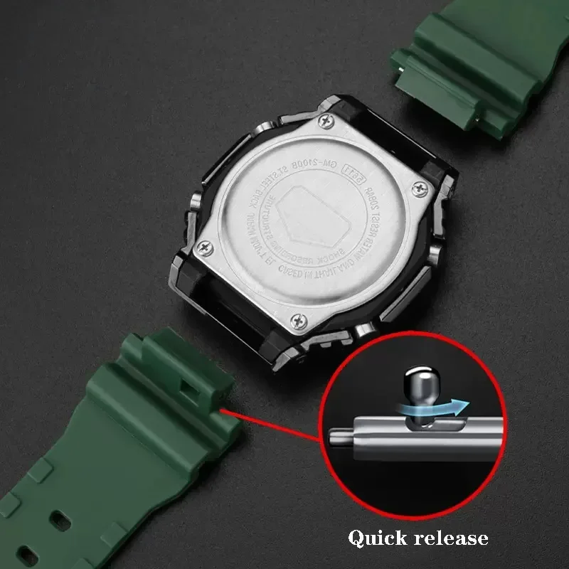 Rubber Watchbands For Casio G- - Casio Watch G-Shock Ga-2100 recension och pris